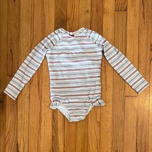 Colorful Striped Kids Swimsuit